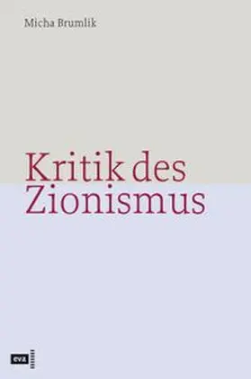 Brumlik |  Kritik des Zionismus | eBook | Sack Fachmedien