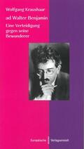 Kraushaar |  ad Walter Benjamin | eBook | Sack Fachmedien