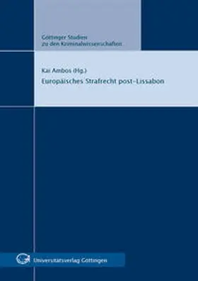 Ambos | Europäisches Strafrecht post-Lissabon | Buch | 978-3-86395-021-7 | www.sack.de