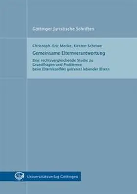 Mecke / Scheiwe |  Gemeinsame Elternverantwortung | Buch |  Sack Fachmedien