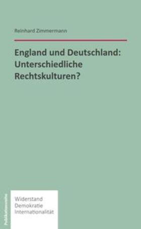 Zimmermann | England und Deutschland: Unterschiedliche Rechtskulturen? | Buch | sack.de