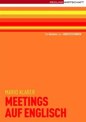 Klarer | Meetings auf englisch | E-Book | sack.de