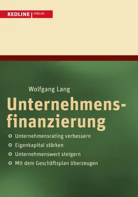 Lang |  Unternehmensfinanzierung | eBook | Sack Fachmedien