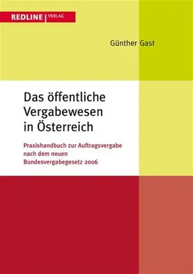 Gast / Czernich |  Das öffentliche Vergabewesen in Österreich | eBook | Sack Fachmedien
