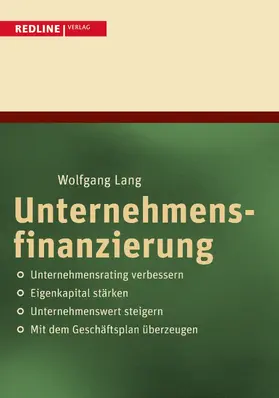 Lang |  Unternehmensfinanzierung | eBook | Sack Fachmedien