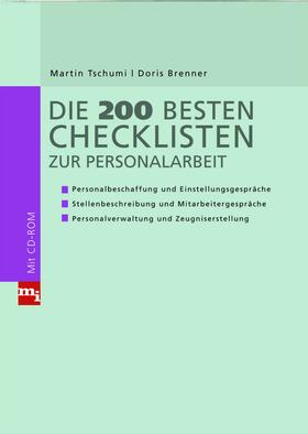 Brenner / Tschumi | Die 200 besten Checklisten zur Personalarbeit | E-Book | sack.de