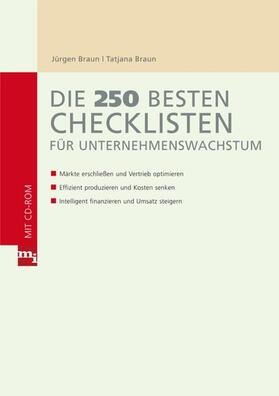 Braun | Die 250 besten Checklisten für Unternehmenswachstum | E-Book | sack.de