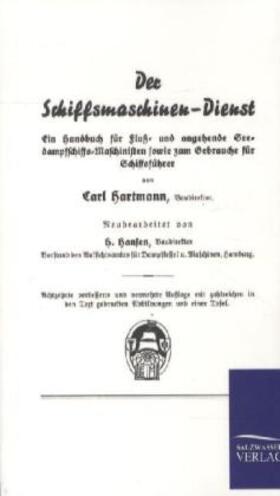 Hartmann |  Der Schiffsmaschinen-Dienst | Buch |  Sack Fachmedien