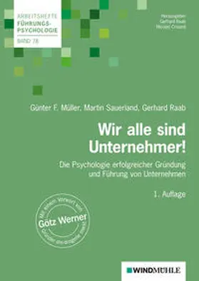 Müller / Sauerland / Raab |  Wir alle sind Unternehmer! | Buch |  Sack Fachmedien