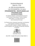  Dürckheim Register Paket 1316. Für Steuerges./Richtlinien | Buch |  Sack Fachmedien