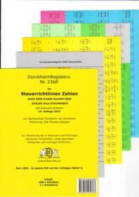 Glaubitz / Dürckheim | DürckheimRegister® Steuerrichtlinien Zahlen (2022) | Sonstiges | 978-3-86453-236-8 | sack.de