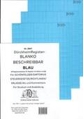 Dürckheim |  DürckheimRegister® BLANKO-BLAU beschreibbar für Gesetzessammlungen | Buch |  Sack Fachmedien
