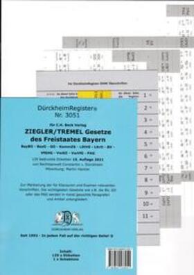 Dürckheim | DürckheimRegister® ZIEGLER TREMEL Gesetze Freistaat Bayern 2023 | Buch | 978-3-86453-305-1 | sack.de