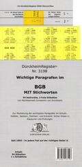 Dürckheim |  DürckheimRegister® BGB - WICHTIGE §§ MIT STICHWORTEN Im Bürgerlichen Gesetzbuch | Sonstiges |  Sack Fachmedien