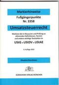 Glaubitz / Dürckheim |  UMSATZSTEUERRECHT Dürckheim-Markierhinweise/Fußgängerpunkte für das Steuerberaterexamen | Buch |  Sack Fachmedien