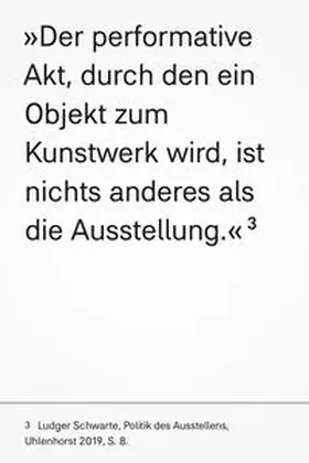 Schwarte |  Politik des Ausstellens | Buch |  Sack Fachmedien