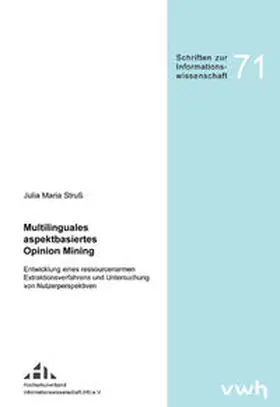 Struß |  Multilinguales aspektbasiertes Opinion Mining | Buch |  Sack Fachmedien