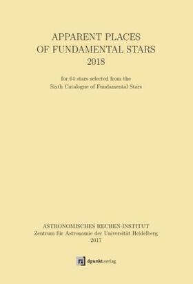 Apparent Places of Fundamental Stars (APFS) 2018 | Buch | 978-3-86490-574-2 | sack.de