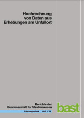 Hautzinger / Pfeiffer / Schmidt | Hochrechnung von Daten aus Erhebungen am Unfallort | Buch | 978-3-86509-505-3 | sack.de