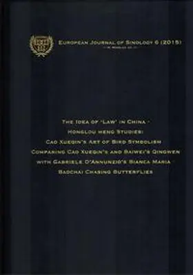 Woesler |  European Journal of Sinology 6 (2015) | Buch |  Sack Fachmedien