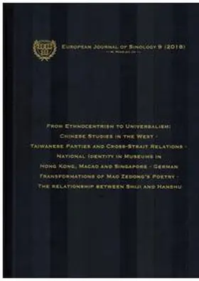 Woesler |  European Journal of Sinology 9 (2018) | Buch |  Sack Fachmedien