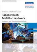 Rinkert / Schiebel / Müller |  Tabellenbuch Metall - Handwerk | Buch |  Sack Fachmedien