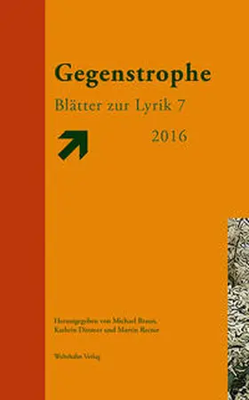 Braun / Dittmer / Rector |  Gegenstrophe | Buch |  Sack Fachmedien