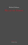 Niehaus |  Was ist ein Format? | Buch |  Sack Fachmedien