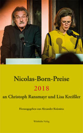 Košenina / Ransmayr / Kreißler |  Nicolas-Born-Preise 2018 | Buch |  Sack Fachmedien