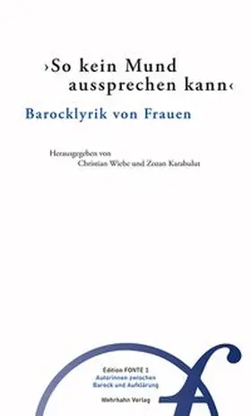 Wiebe / Karabulut | So kein Mund aussprechen kann | Buch | 978-3-86525-841-0 | www.sack.de