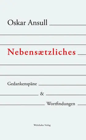 Ansull |  Nebensätzliches | Buch |  Sack Fachmedien