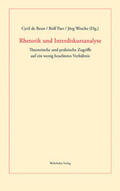 Beun / Parr / Wesche |  Rhetorik und Interdiskursanalyse | Buch |  Sack Fachmedien