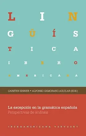 Sinner / Aguilar | La excepción en la gramática española | E-Book | www.sack.de