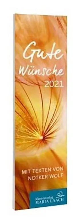 Wolf |  Lesezeichenkalender - Gute Wünsche 2021 | Sonstiges |  Sack Fachmedien
