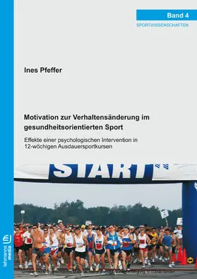 Pfeffer |  Motivation zur Verhaltensänderung im gesundheitsorientierten Sport | eBook | Sack Fachmedien