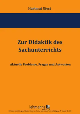 Giest |  Zur Didaktik des Sachunterrichts | eBook | Sack Fachmedien
