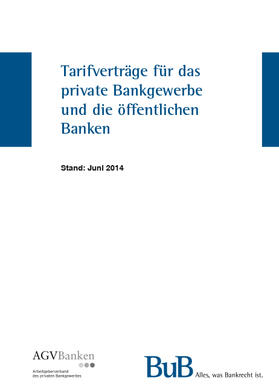  Tarifverträge für das private Bankgewerbe und die öffentlichen Banken | Buch |  Sack Fachmedien