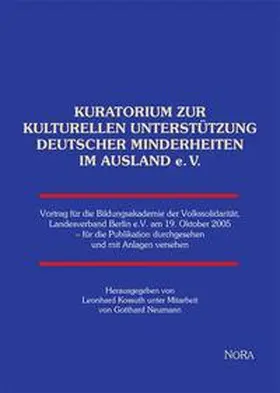 Kossuth |  Kuratorium zur kulturellen Unterstützung deutscher Minderheiten im Ausland | Buch |  Sack Fachmedien