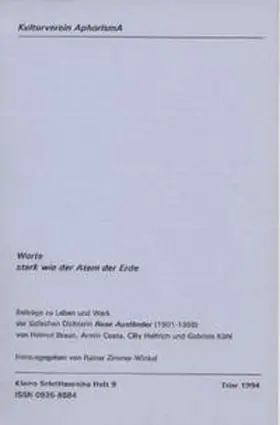 Zimmer-Winkel |  Worte stark wie der Atem der Erde | Buch |  Sack Fachmedien