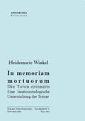 Winkel |  In memoriam mortuorum - Die Toten erinnern | Buch |  Sack Fachmedien
