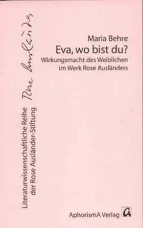 Behre |  Eva, wo bist du ? | Buch |  Sack Fachmedien