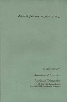 Schneider / Dirks / Zimmer-Winkel |  Dein ist die Zeit und das Gericht ist dein. In memoriam Reinhold Schneider (1903-1958) | Sonstiges |  Sack Fachmedien