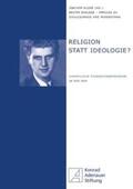 Klose |  Religion statt Ideologie? | Buch |  Sack Fachmedien