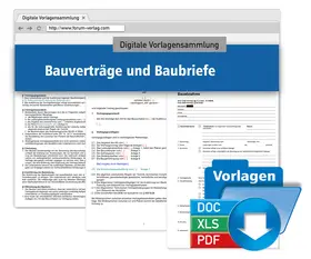 Bauverträge und Baubriefe | Forum Verlag Herkert | Datenbank | sack.de