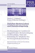 Umbach / Dollinger |  Zwischen Bestenauslese und Demokratieprinzip | Buch |  Sack Fachmedien