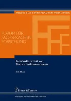 Zhao |  Interkulturalität von Textsortenkonventionen | Buch |  Sack Fachmedien