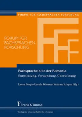 Sergo / Wienen / Atayan |  Fachsprache(n) in der Romania | Buch |  Sack Fachmedien
