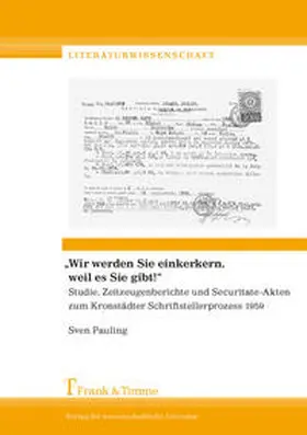 Pauling |  "Wir werden Sie einkerkern, weil es Sie gibt!" | Buch |  Sack Fachmedien