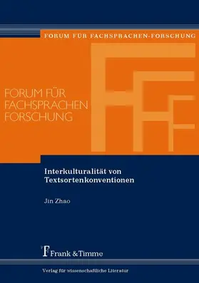 Zhao |  Interkulturalität von Textsortenkonventionen | eBook | Sack Fachmedien