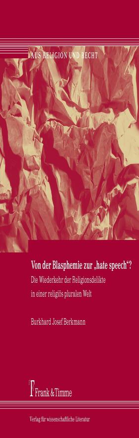  Von der Blasphemie zur 'hate speech'? | eBook | Sack Fachmedien